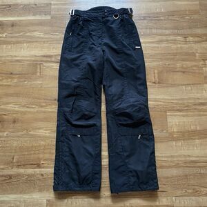 MARKER Womens 6 Ski Pants Black Insulated Waterproof Zip Pockets Winter Outdoor